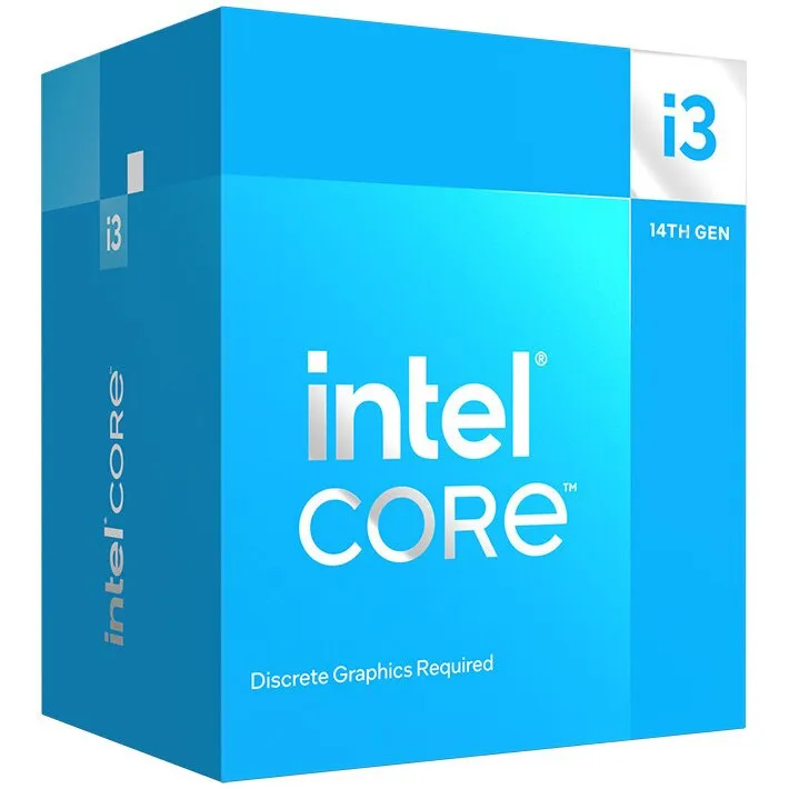 Intel® Core™ i3-14100F processzor, max. 4.7GHz, 12MB L3, LGA 1700, Beépített GPU nélkül