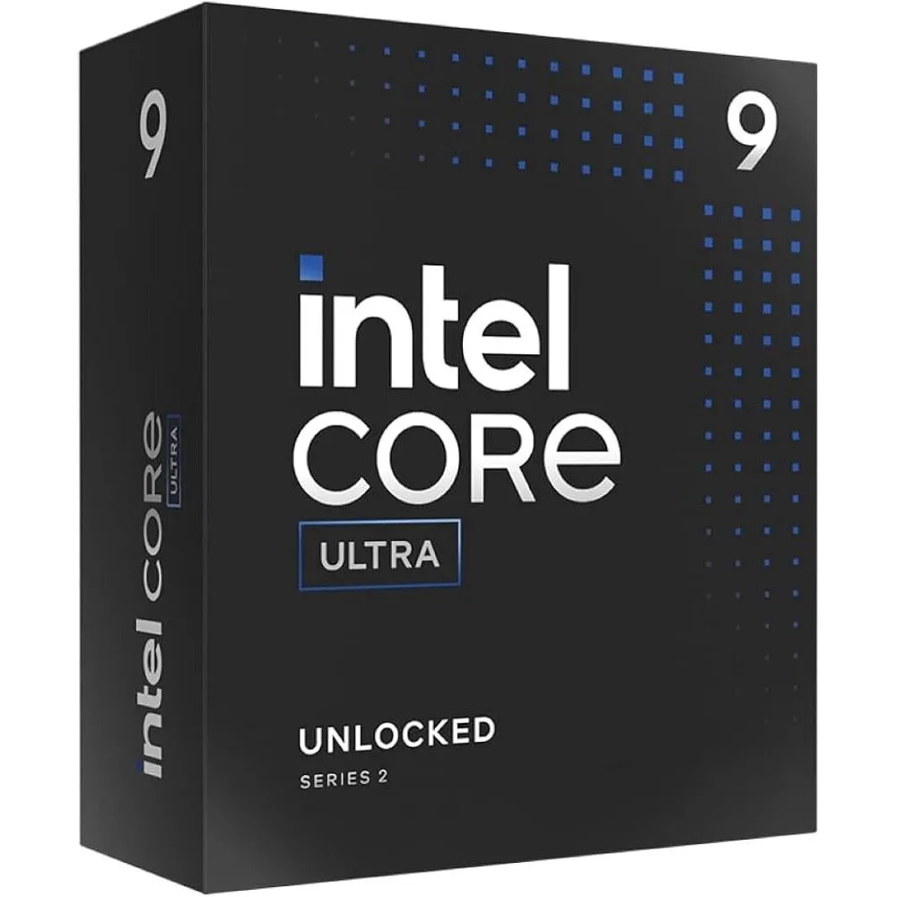 Intel Core Ultra 9 285K processzor, 24C 8P 16E, 3,70–5,70 GHz, 36 MB gyorsítótár, 125 W, 13 TOPS, doboz