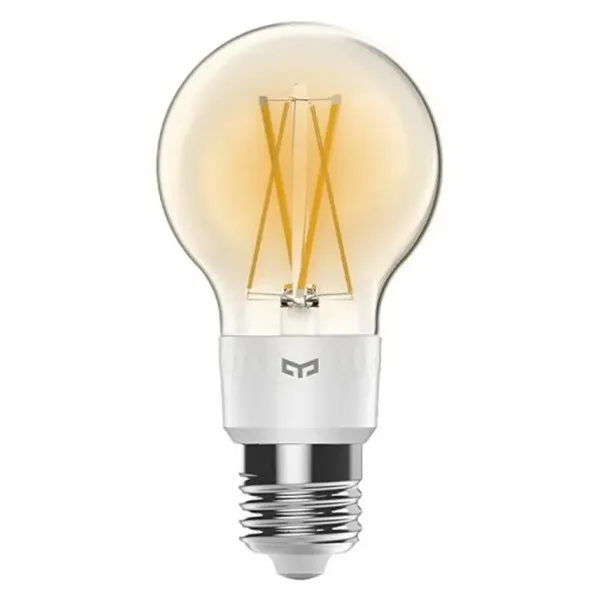 Intelligens LED izzó Yeelight Smart Filament Izzóval, Vezeték nélküli, 6W, 700 lm, Meleg fény (2700K), Kompatibilis a Google Assistant, Amazon Alexa, Apple HomeKit