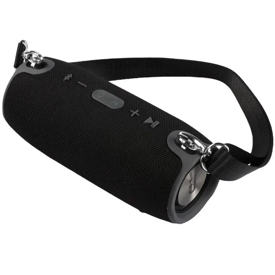 Interlook Hordozható hangszóró, Bluetooth, 15 óra, 2200 mAh, Fekete