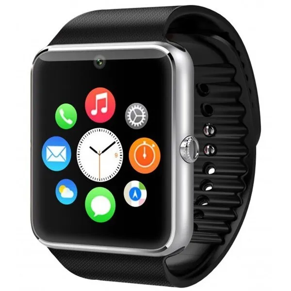 iUni GT08 S Plus Okosóra, Bluetooth Kamera, Ezüst