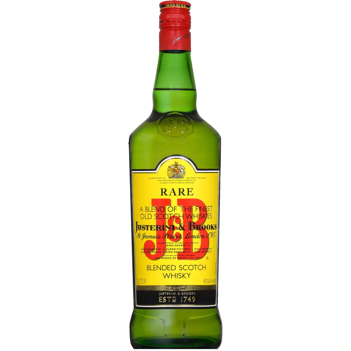J&B Rare Blended Whisky, 40%, 1l