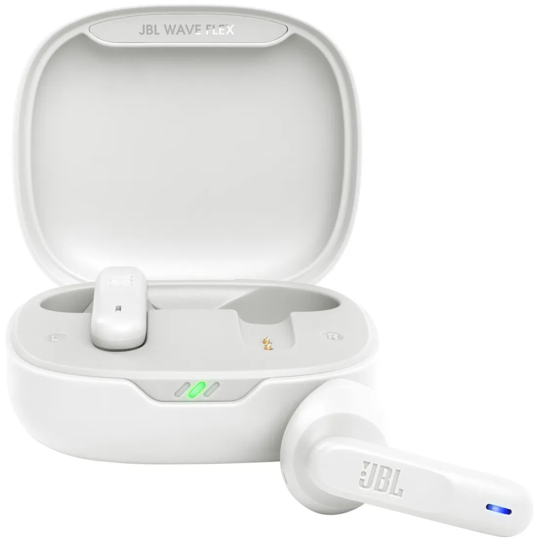 JBL Wave Flex Fülhallgató, Bluetooth, Vezeték nélküli, fehér
