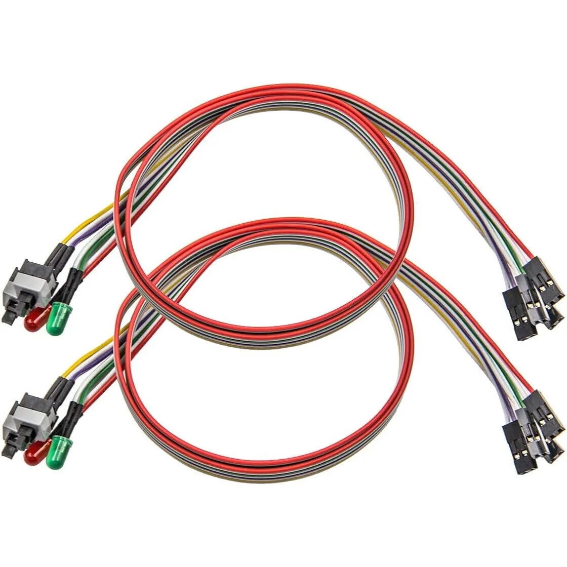 Jormftte ATX reset switch kábel, többszínű