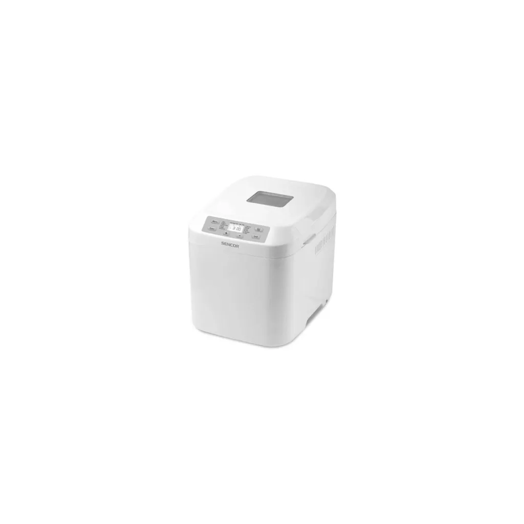 Kenyérsütő 550 W, 12 program, digitális kezelőpanel, Fehér