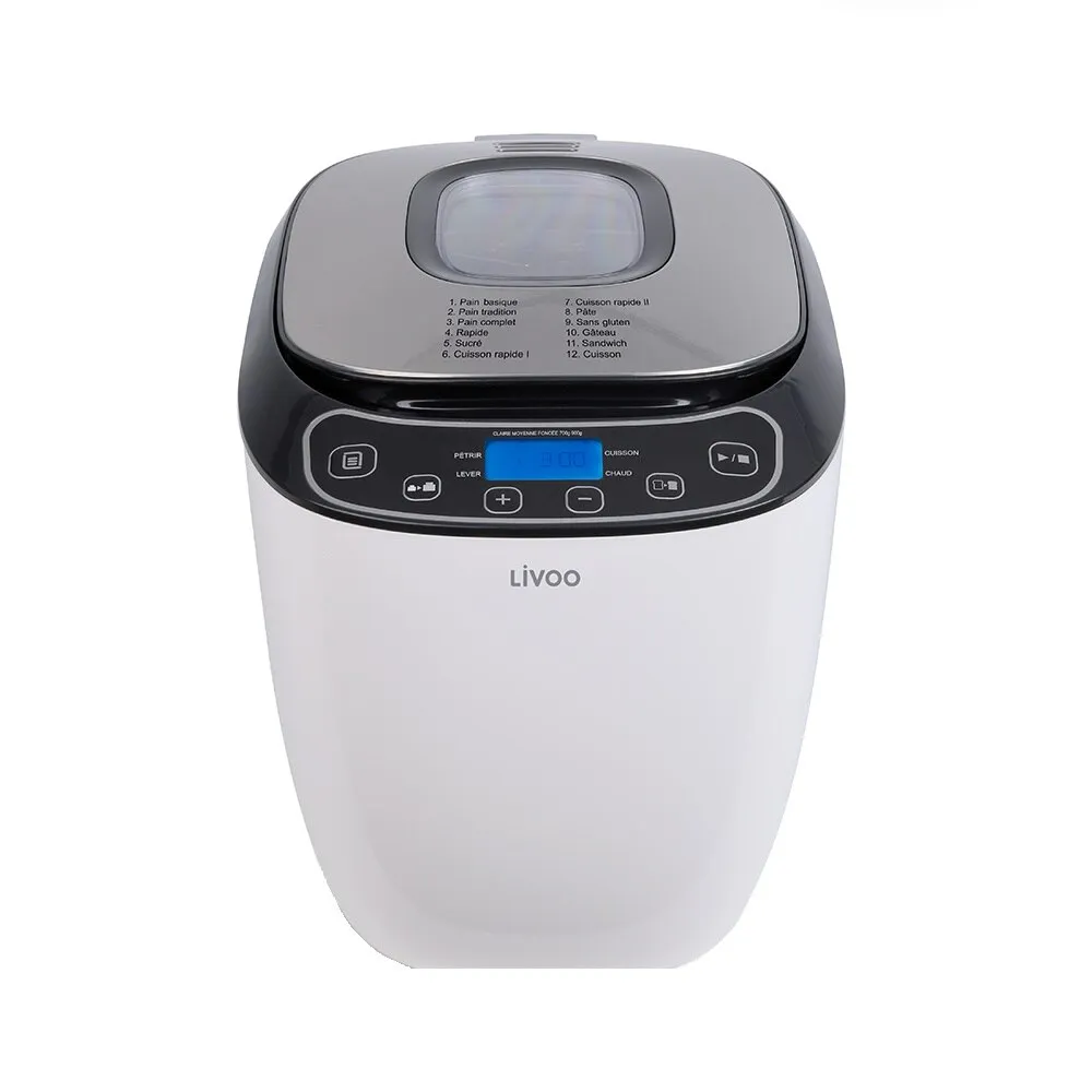 Kenyérsütő Livoo DOP218, 550 W, 12 program
