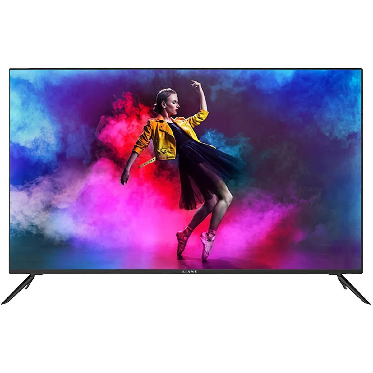 Kiano Elegance televízió, 43" DLED UHD, 3840x2160 Mpx, 109 cm, Smart TV ANDROID 9.0, WiFi, HDR10, Dolby Audio, Dolby Digital Plus, G energiaosztály, fekete
