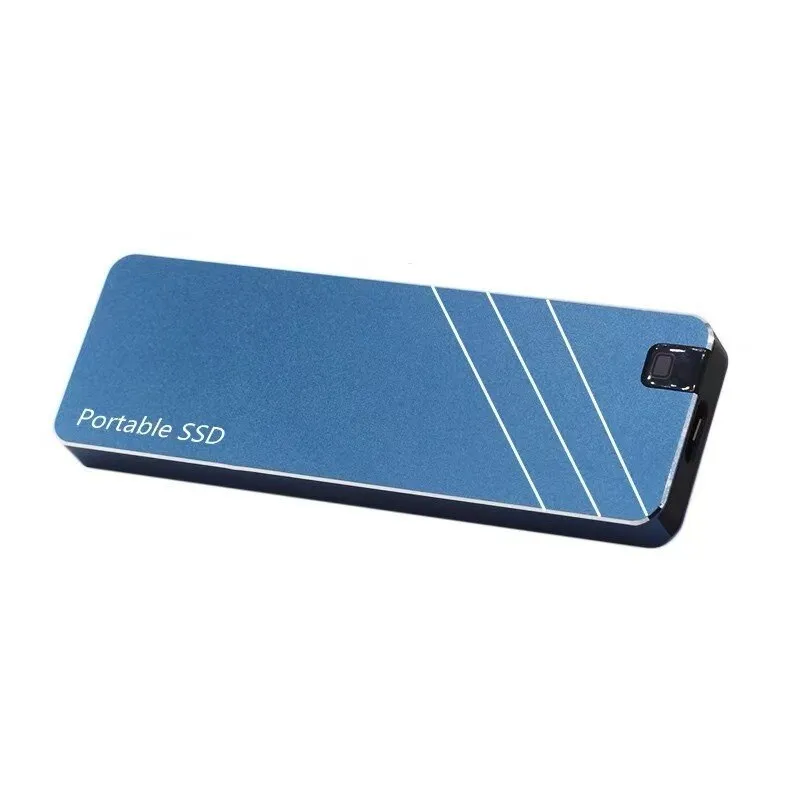 Külső merevlemez USB 3.1, M4, 4TB PC-hez, Mac-hez, asztali számítógéphez, laptophoz, kék