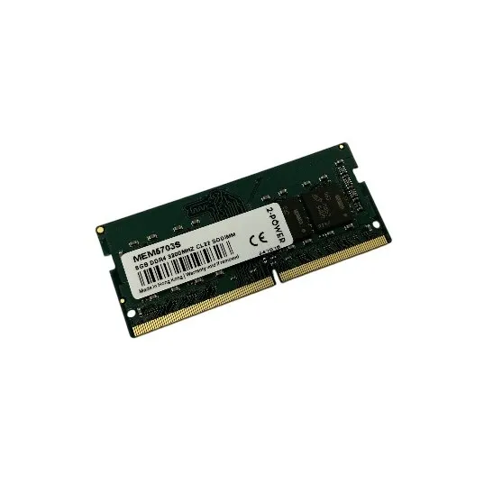 Laptop-Notebook memória, Márka 2-POWER, Kapacitás 8 GB SODIMM, DDR4, 3200Mhz, CL22