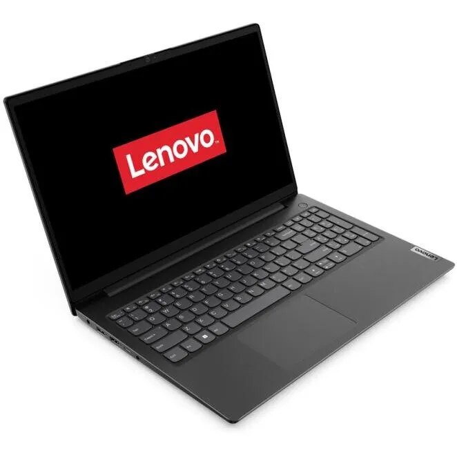Lenovo V15 G3 Laptop, Intel Core i3 1215U, 8GB Memória, 512GB SSD, 15.6 FullHD, Fekete, Magyar billentyűzet, Böngésző, Vírusirtó, Windows 11 Pro