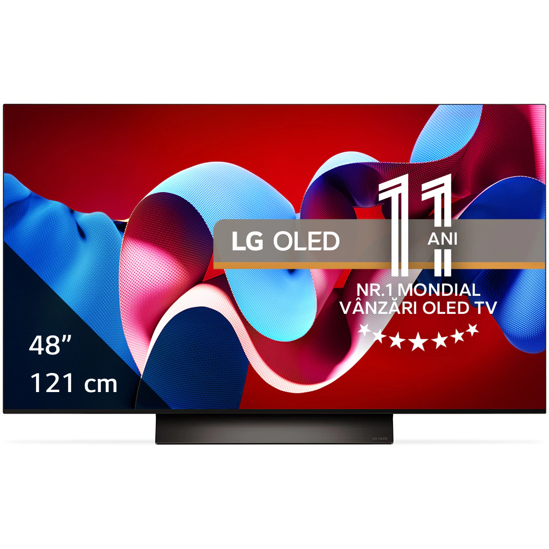 LG evo 48C42LA OLED televízió, 121 cm, Smart, 4K UHD, 100Hz, G energiaosztály (2024-es modell)