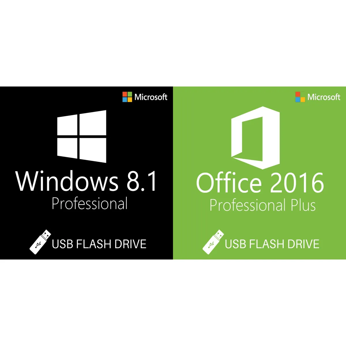 Licenccsomag Windows 8.1 Pro, Multilanguage, USB és Office 2016 Professional Plus, Multilanguage, USB