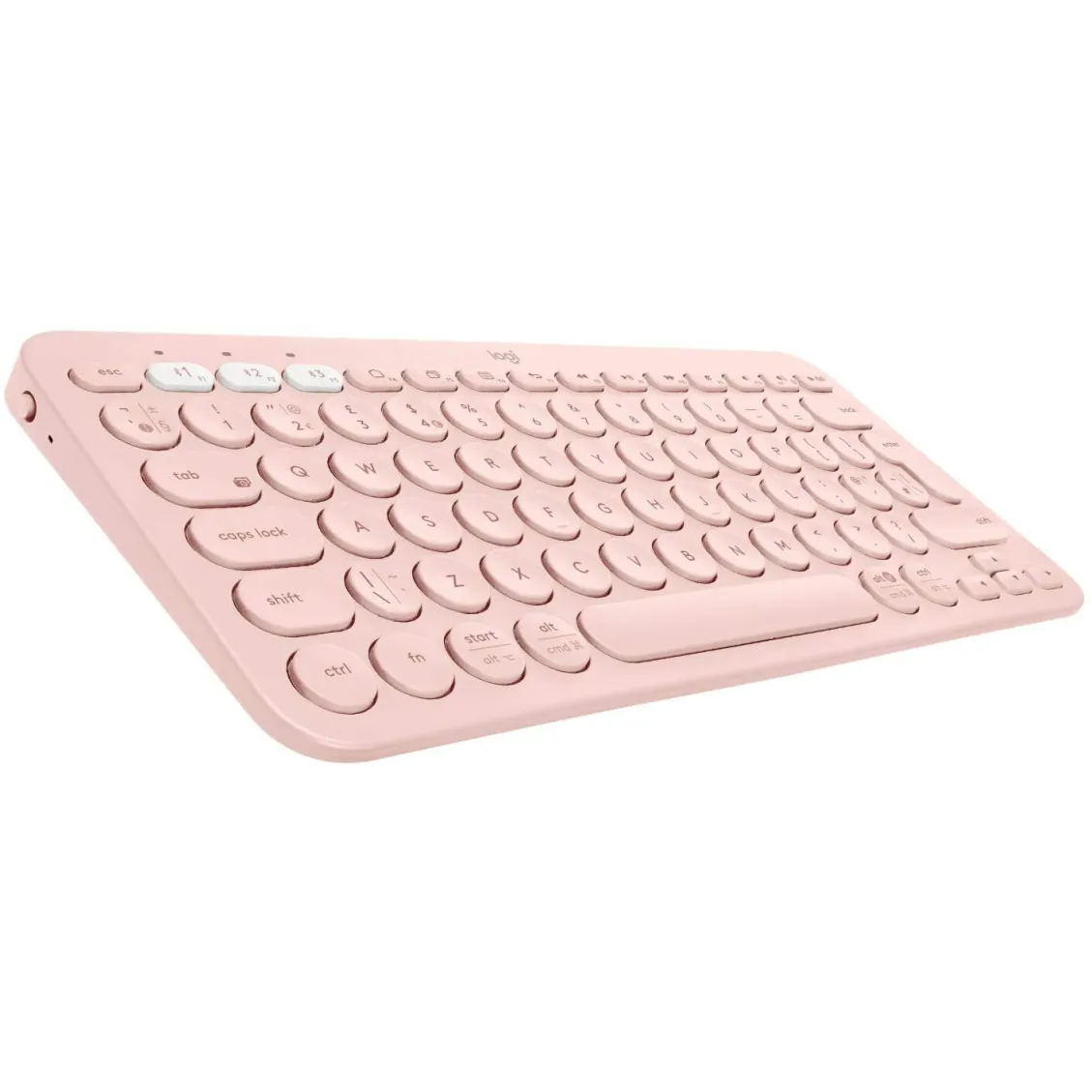 Logitech K380 Bluetooth billentyűzet, Multi-Device, Nemzetközi kiosztás, Rózsaszín