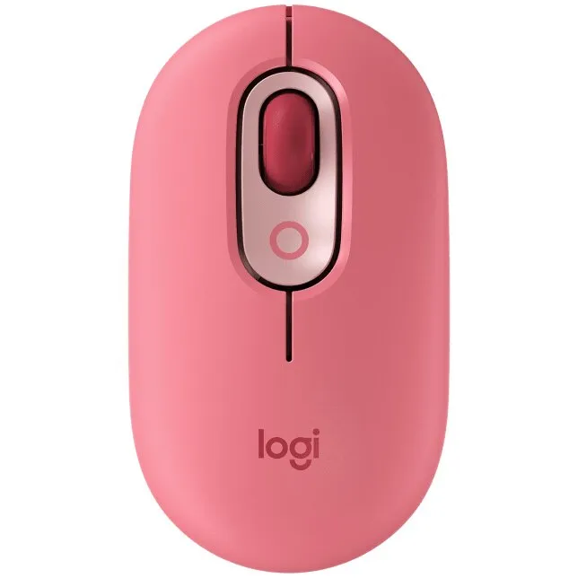Logitech POP Heartbreaker Vezeték nélküli egér, Rózsaszín
