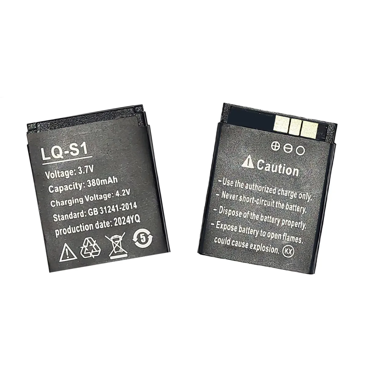 LQ-S1 okosóra akkumulátor 3, 7V 380mAh