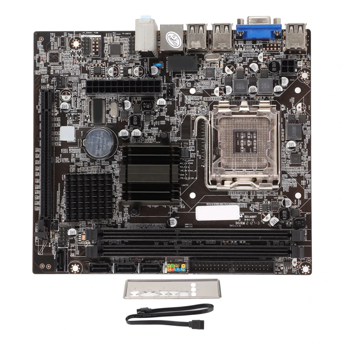 M ATX alaplap, Mmgoqqt, Dual Channel DDR3, 8G, gyors SATA interfész, asztali gépekhez