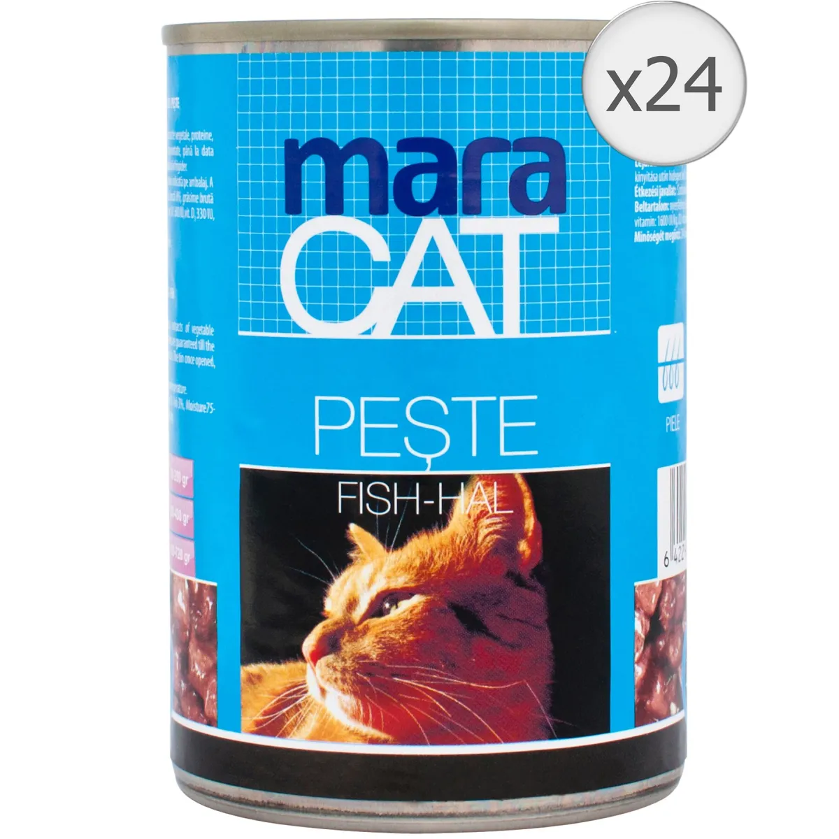Mara Cat Nedves macskaeledel, Hal, 24x415g