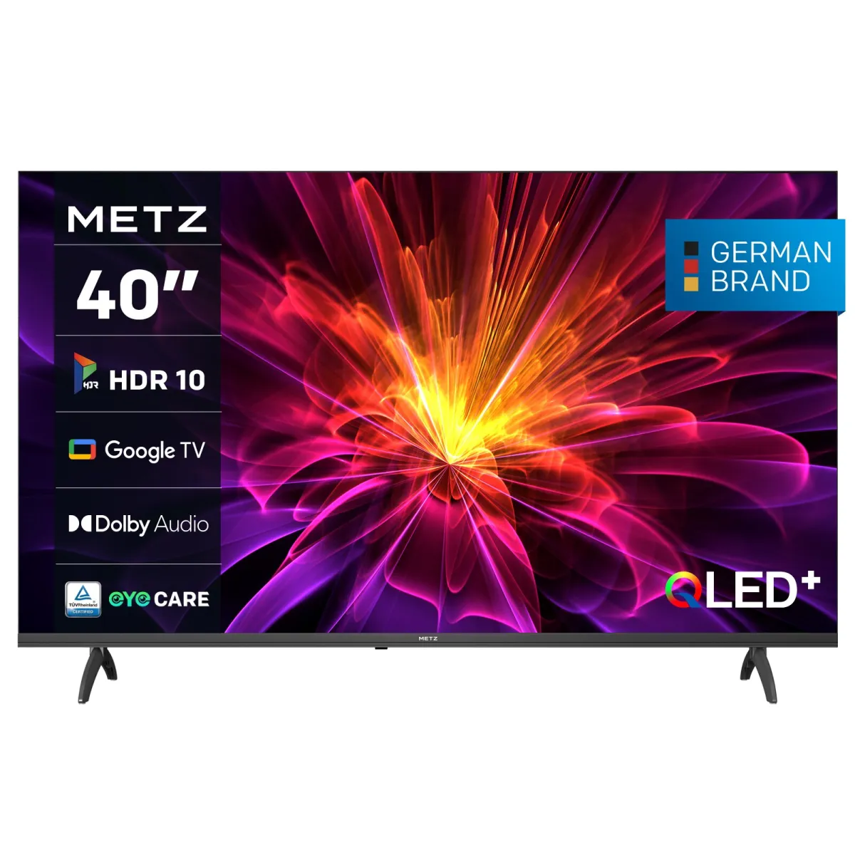 METZ 40MQE7000 QLED televízió (2024-es modell), 100 cm, Smart Google TV, Full HD, E enegiaosztály