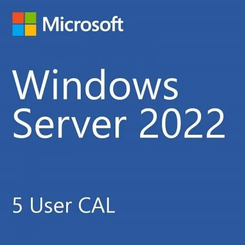 Microsoft Windows 2022 Server licenc, angol, 5 CAL felhasználó