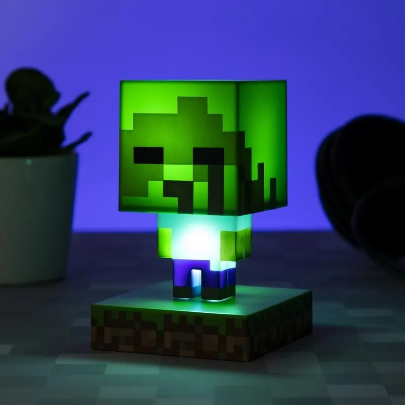 Minecraft éjjeli lámpa Zombie 3D 10cm