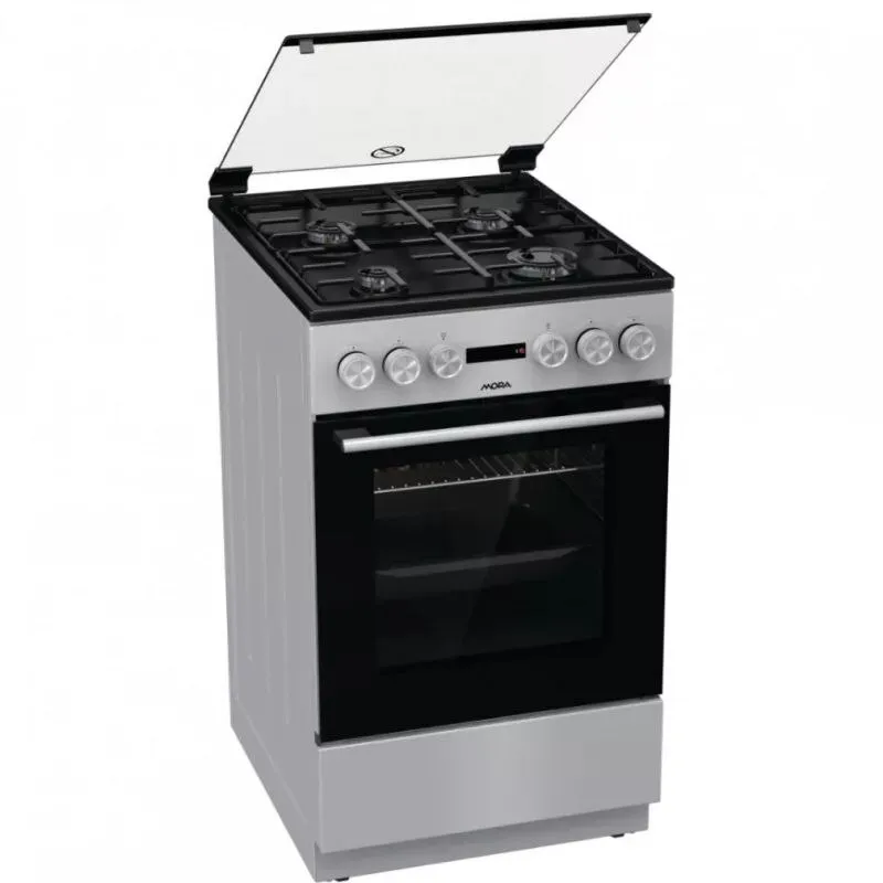 Mora K4255CS Kombinált tűzhely, 70L, 4 gázégő, A energiosztály, Szürke