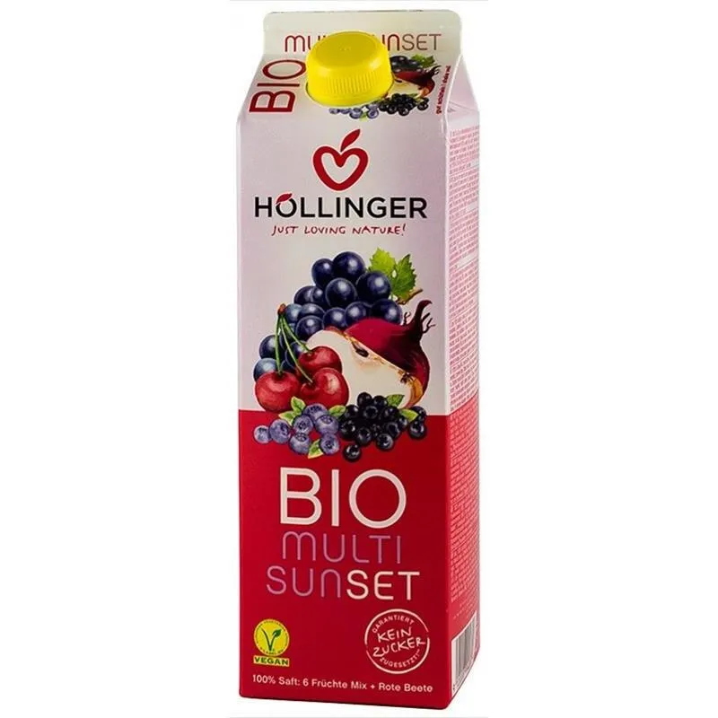 Multisunset Hollinger bio gyümölcs- és céklalé 1L