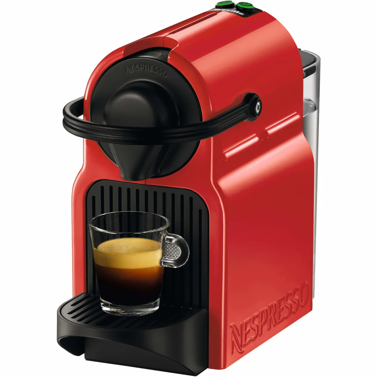 Nespresso Inissia Red C40-EU-RE-NE3 Eszpresszó kávéfőző, 19 bar, 1260 W, 0.7 l, Piros + ajándék 14 kapszula