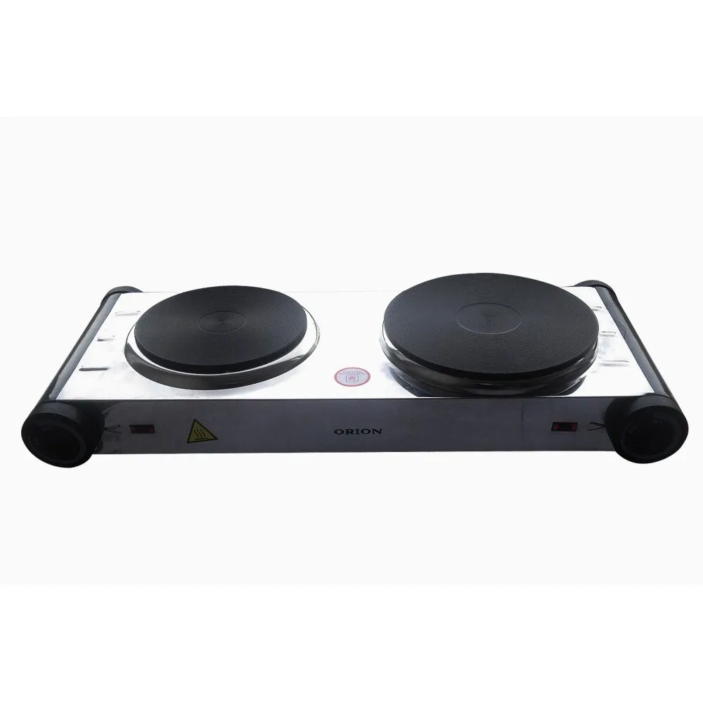 Orion Elektromos főzőlap, kétlapos, inox