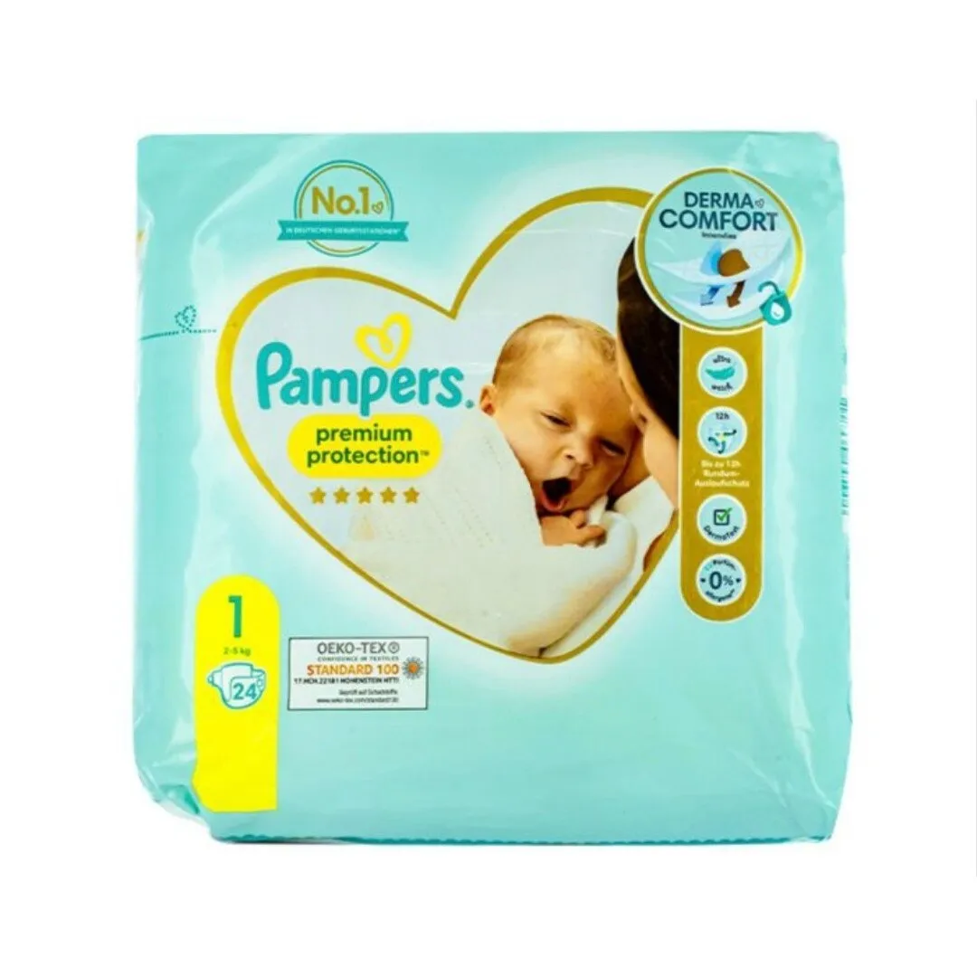 Pampers pelenka 1 2-5 kg 24 db Premium Protection