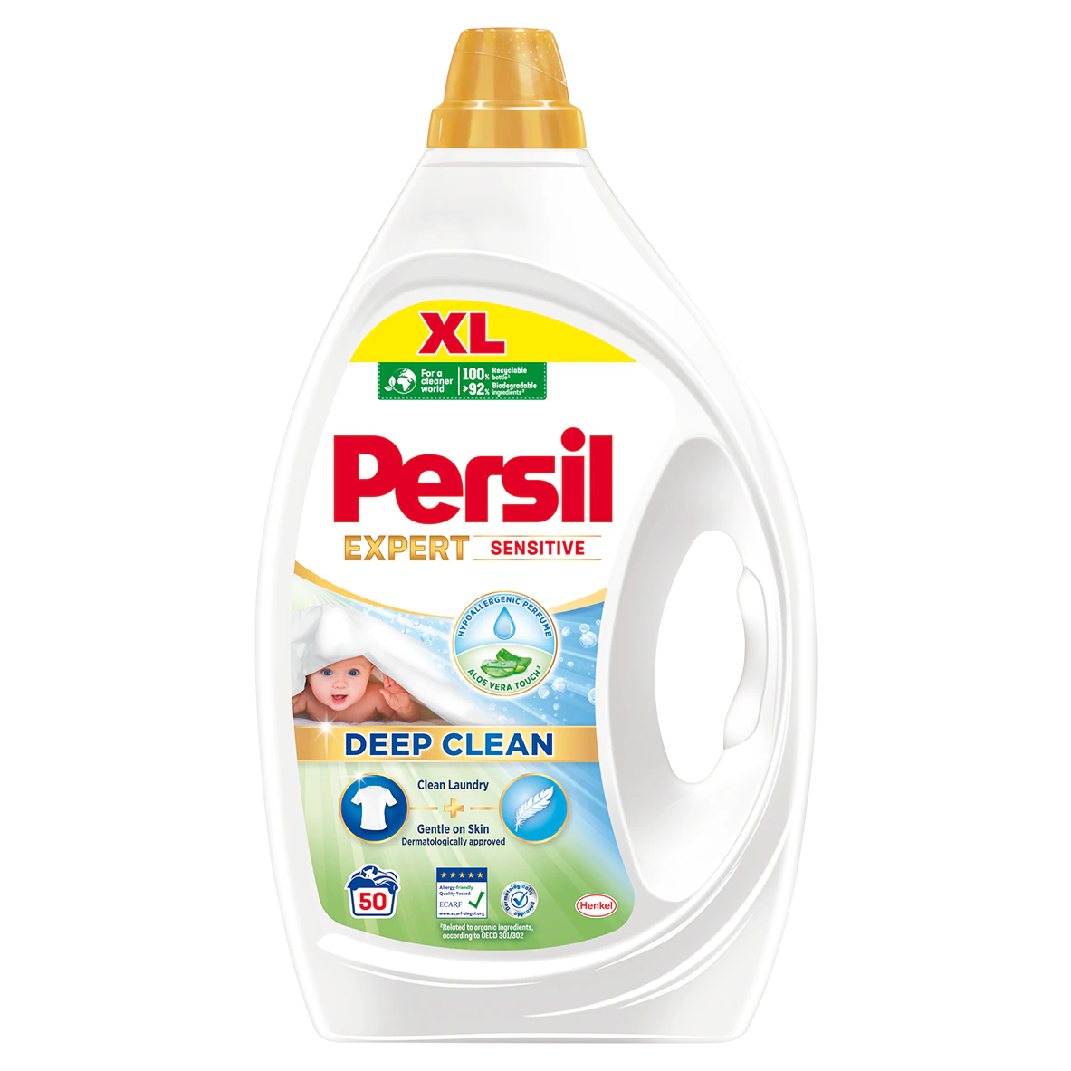 Persil Deep Clean Expert Sensitive mosógél, 50 mosás, 2.25L