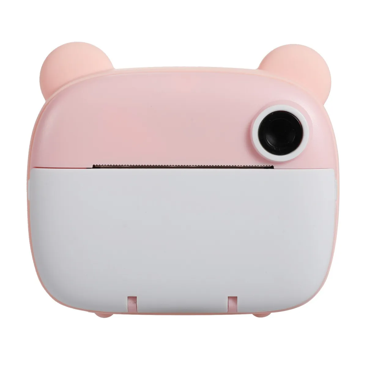 Polaroid kamera gyerekeknek, 4800 W-os, kettős elülső és hátlapi kamera, szűrőmatricák, 32 G memória, 1200 mAh akkumulátor, 3 tekercs nyomtatópapír, színező tollak firkáláshoz, beépített MP3 lejátszó és puzzle minijátékok