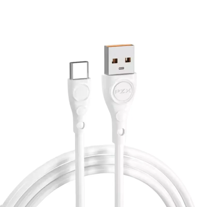 PZX S-06 Usb-C Adat/Töltő kábel 1m, 5A gyorstöltés, USB A - Type C