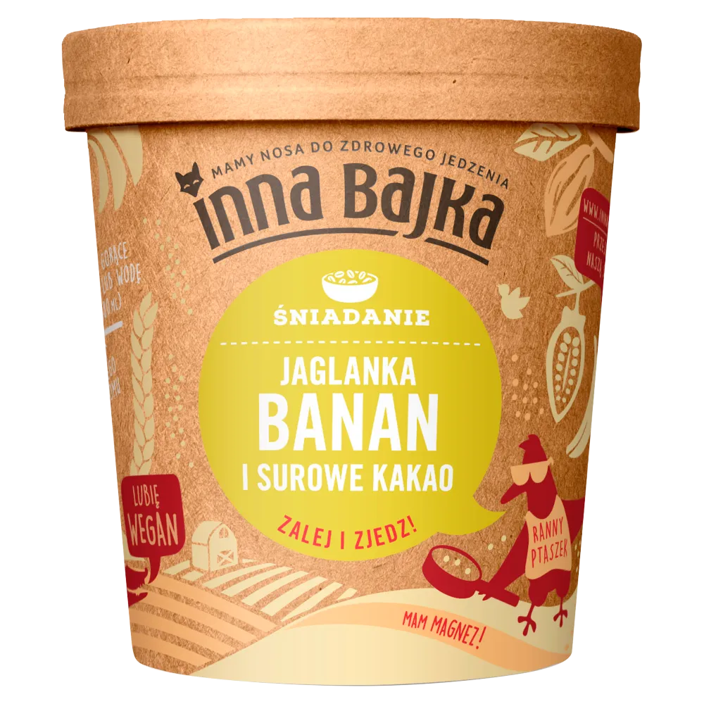 Reggeli készítmény, Inna Bajka, Banán, köles és kakaó, 65 G