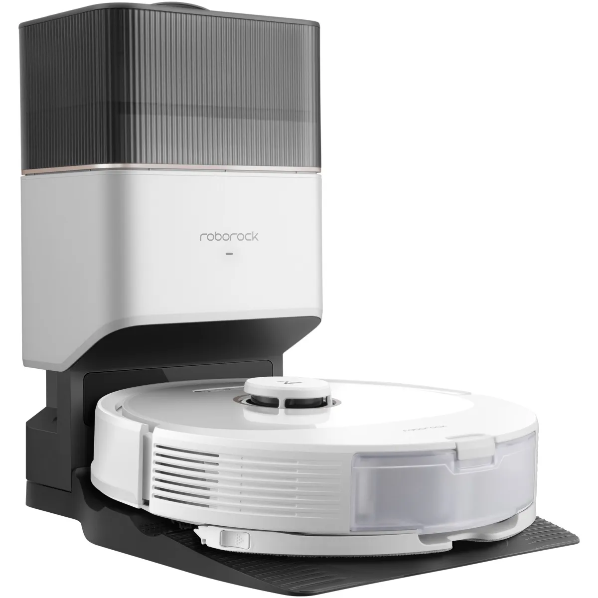 Roborock Q8 Max+ robotporszívó, felmosóval, intelligens automata ürítőállomás, 59 W, LiDAR, 5500 Pa, 3D térképezés, 5200 mAh, portartály: 770 ml, fehér