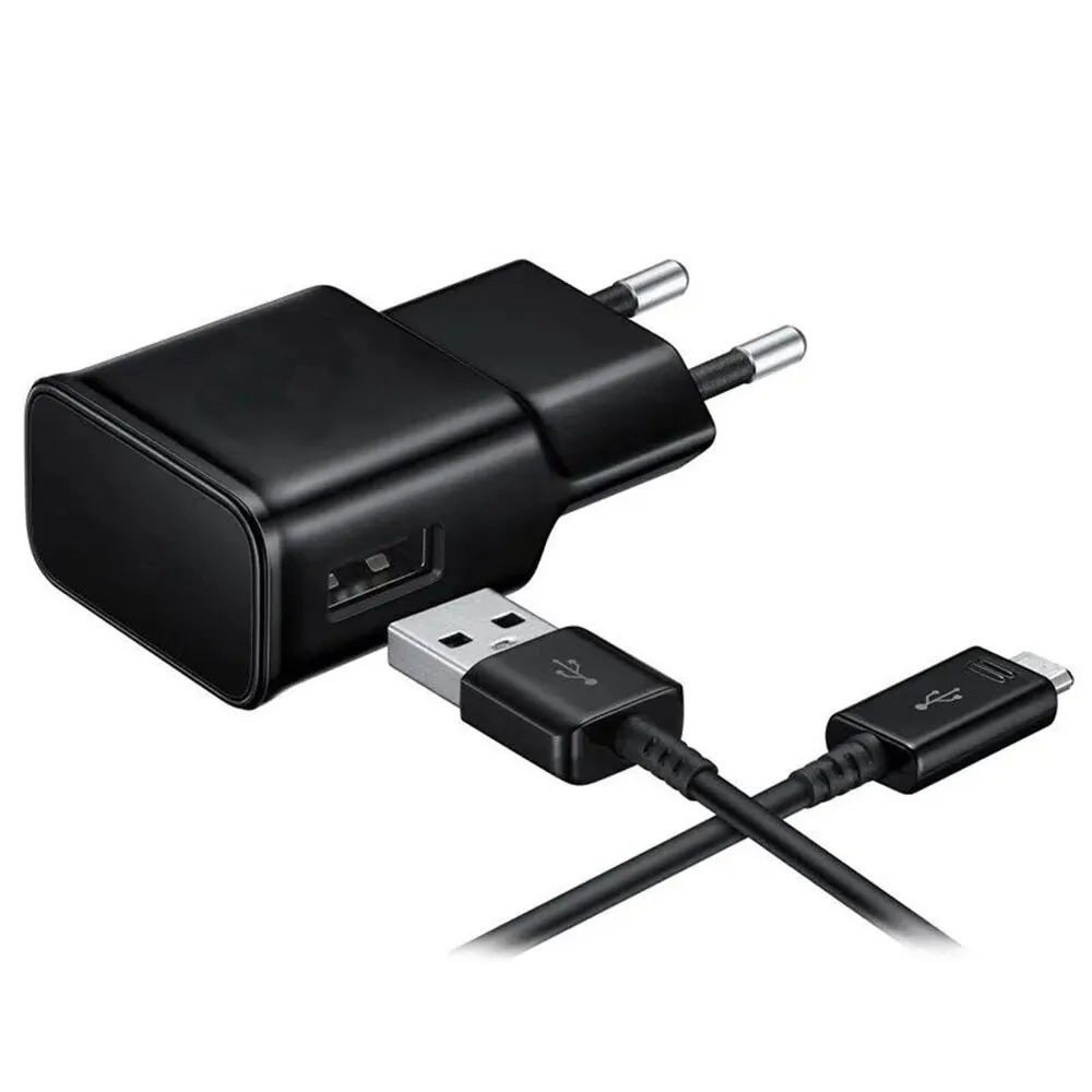 Samsung Galaxy Tab A 8.0 (2018) táblagép-töltő, 10 W-os adapter, USB-MicroUSB kábel, 2A, fekete