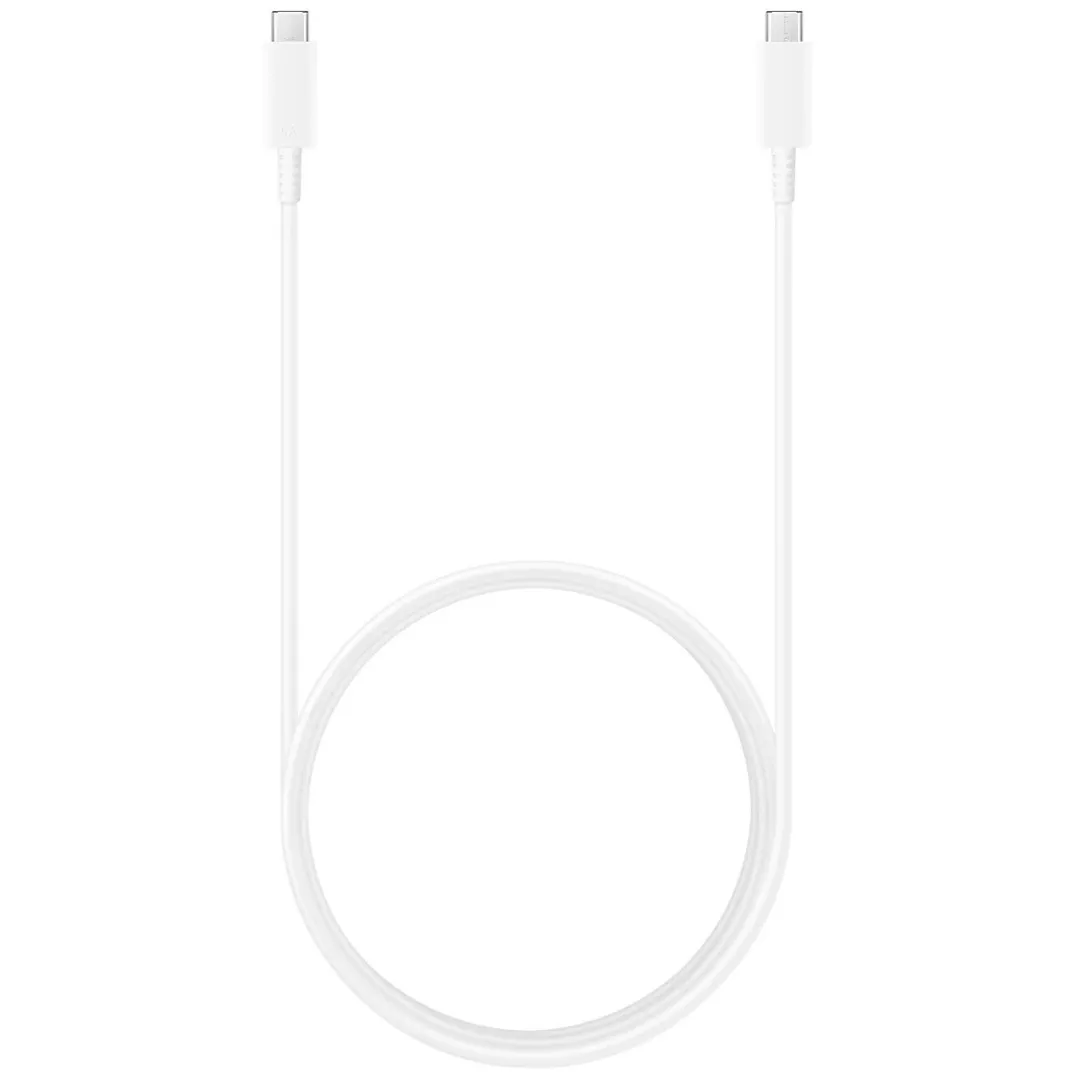Samsung USB C-típus & USB C-típus adat- és töltőkábel, hossza 1.8 m, max. 5A USB 2.0, fehér