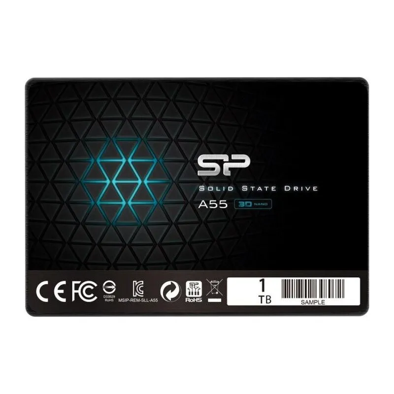 Silicon Power A55 Solid State Drive (SSD meghajtó), 1TB, 2.5", 7mm, SATA III
