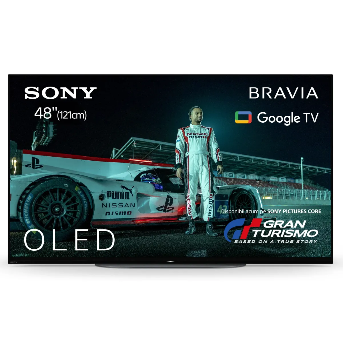 Sony XR48A90KAEP OLED Smart LED Televízió, 121 cm, 4K Ultra HD, Google TV, Master Series, HDMI 2.1