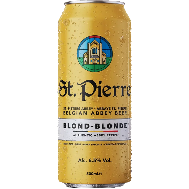 St. Pierre Blond 6, 5% apátsági világos ale 0, 5L dobozos