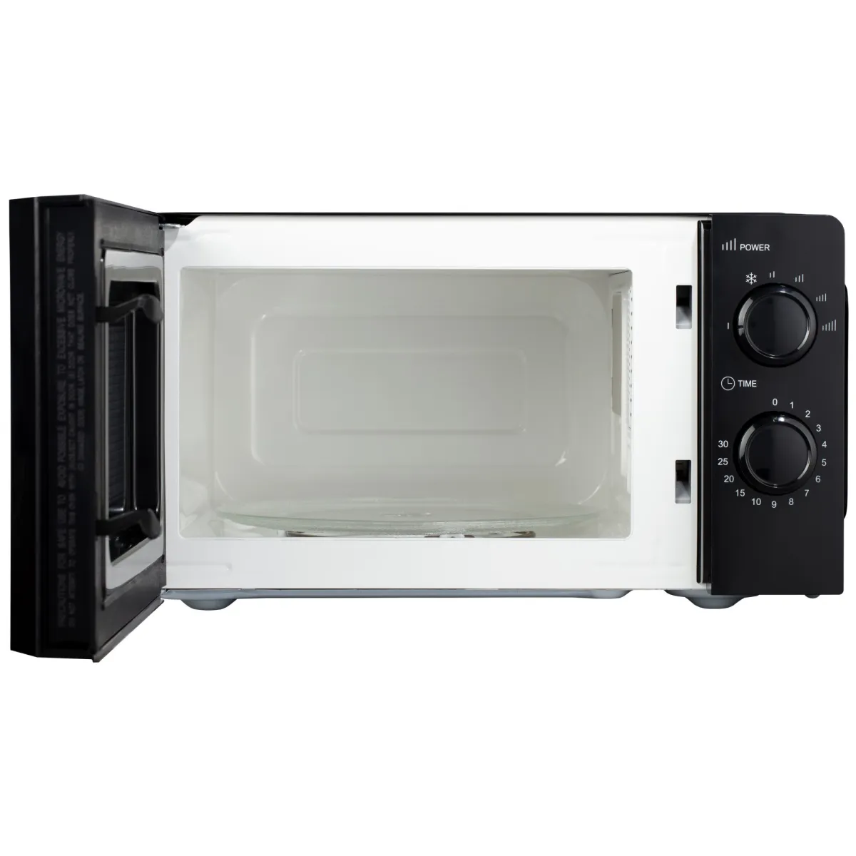 STARCREST SMW-2012BK Mikrohullámú sütő, 700 W, 20 L űrtartalom, Mechanikus vezérlés, 6 fokozat, Fekete