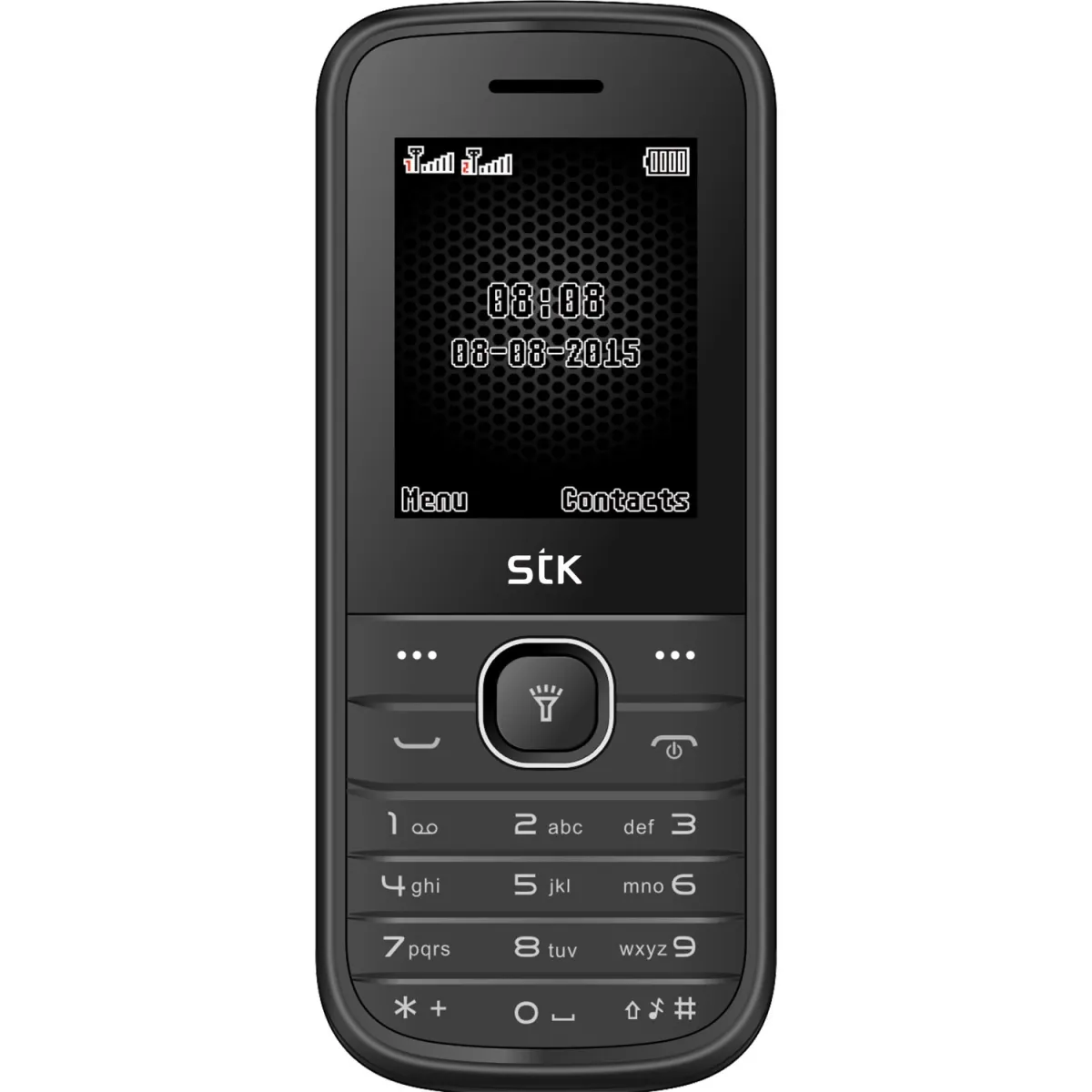 STK R25i Mobiltelefon, Kártyafüggetlen, Dual SIM, Fekete