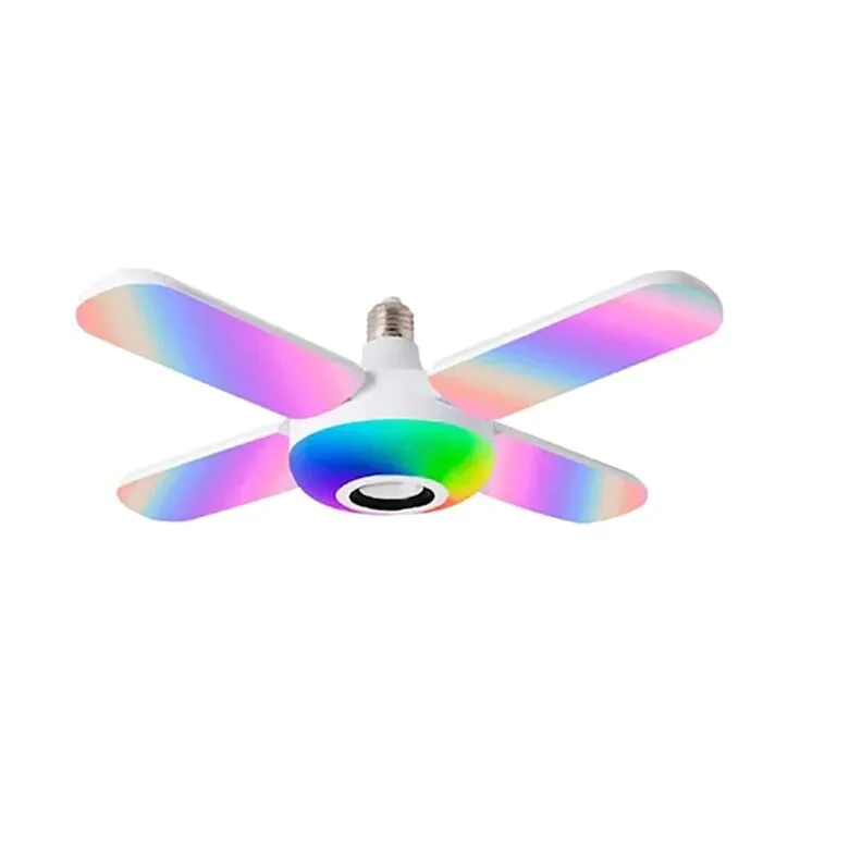 Stuffix® LED izzó, 4 karral, RGB világítással és beépített hangszóróval, többszínű