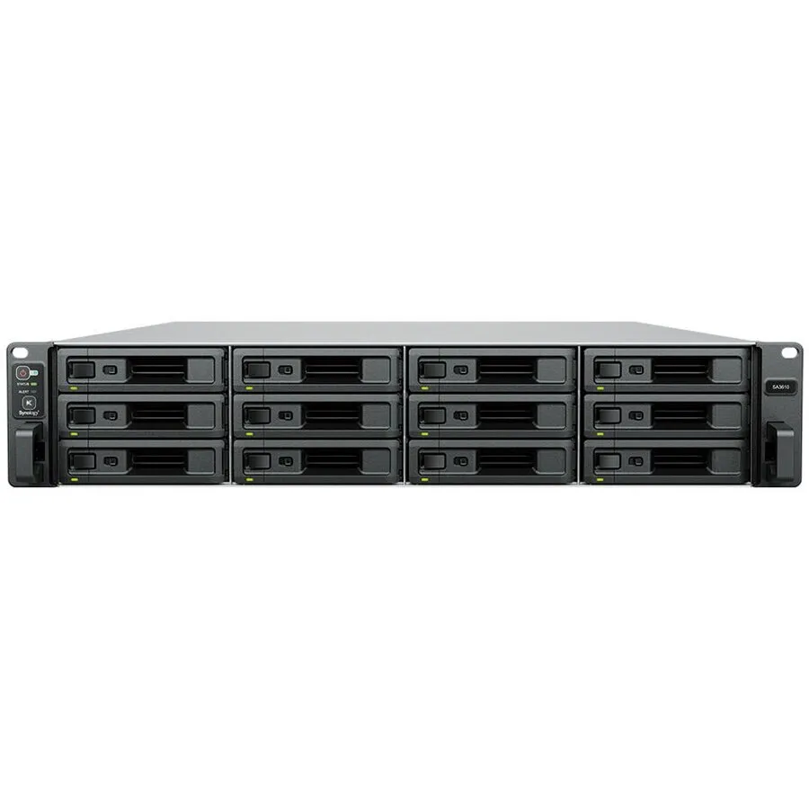 Synology SA3610 szerver, Intel Xeon D-1567, 12 mag, 16 GB DDR4 ECC, 12 SAS/SATA bővítőhely