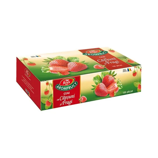 Tea Aromafruct eper és eper 100 tasak viteldíjak