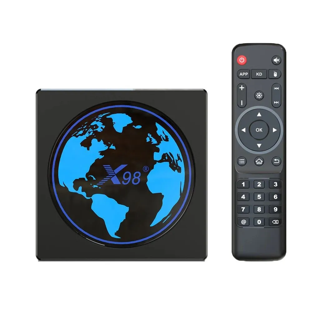 Techstar X98 Mini PC Tv Box, S905X2 processzor, Android 11, UHD 4K, 4 GB RAM, 32 GB ROM, WiFi, Bluetooth, távirányító