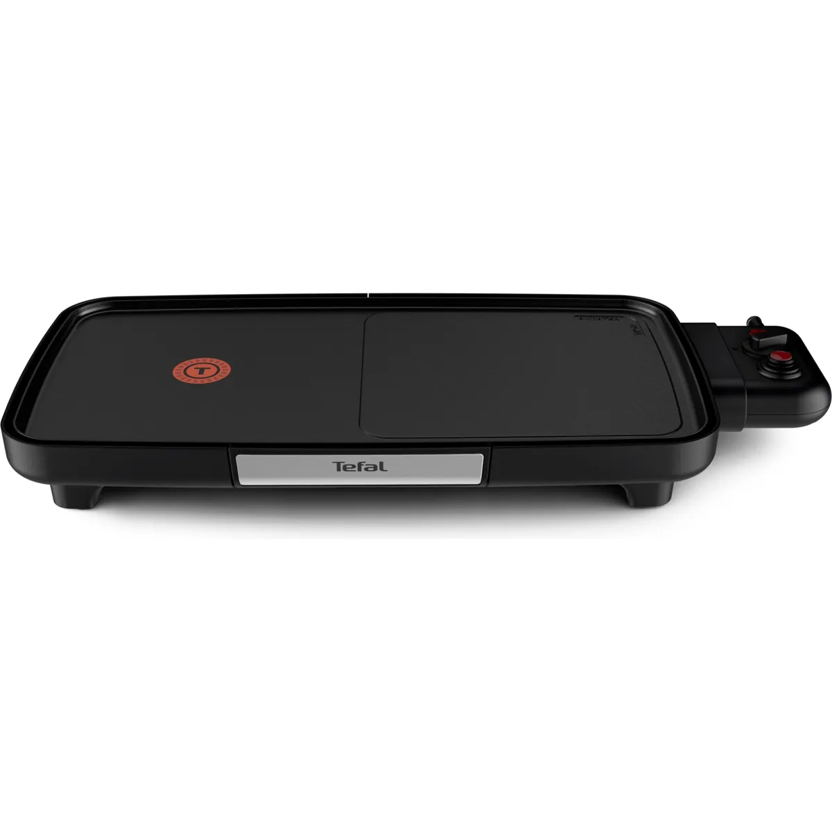 Tefal Booster elektromos grill lemez CB641810, 2200 W, Power Boost, állítható termosztát, tapadásmentes felület Tefal Resist +, termospot jelző, fekete