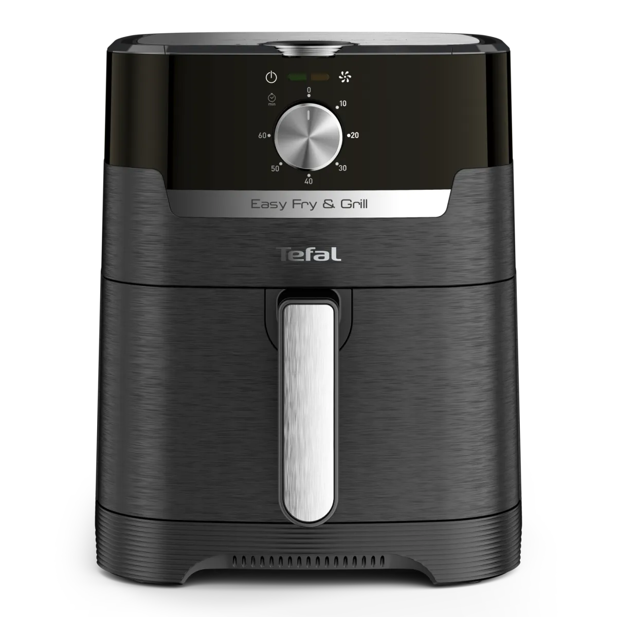 Tefal Easy Fry & Grill EY501815 Forrólevegős fritőz, 1400W, Grill funkció, Állítható hőmérséklet, 4.2l űrtartalom, Fekete/Ezüst