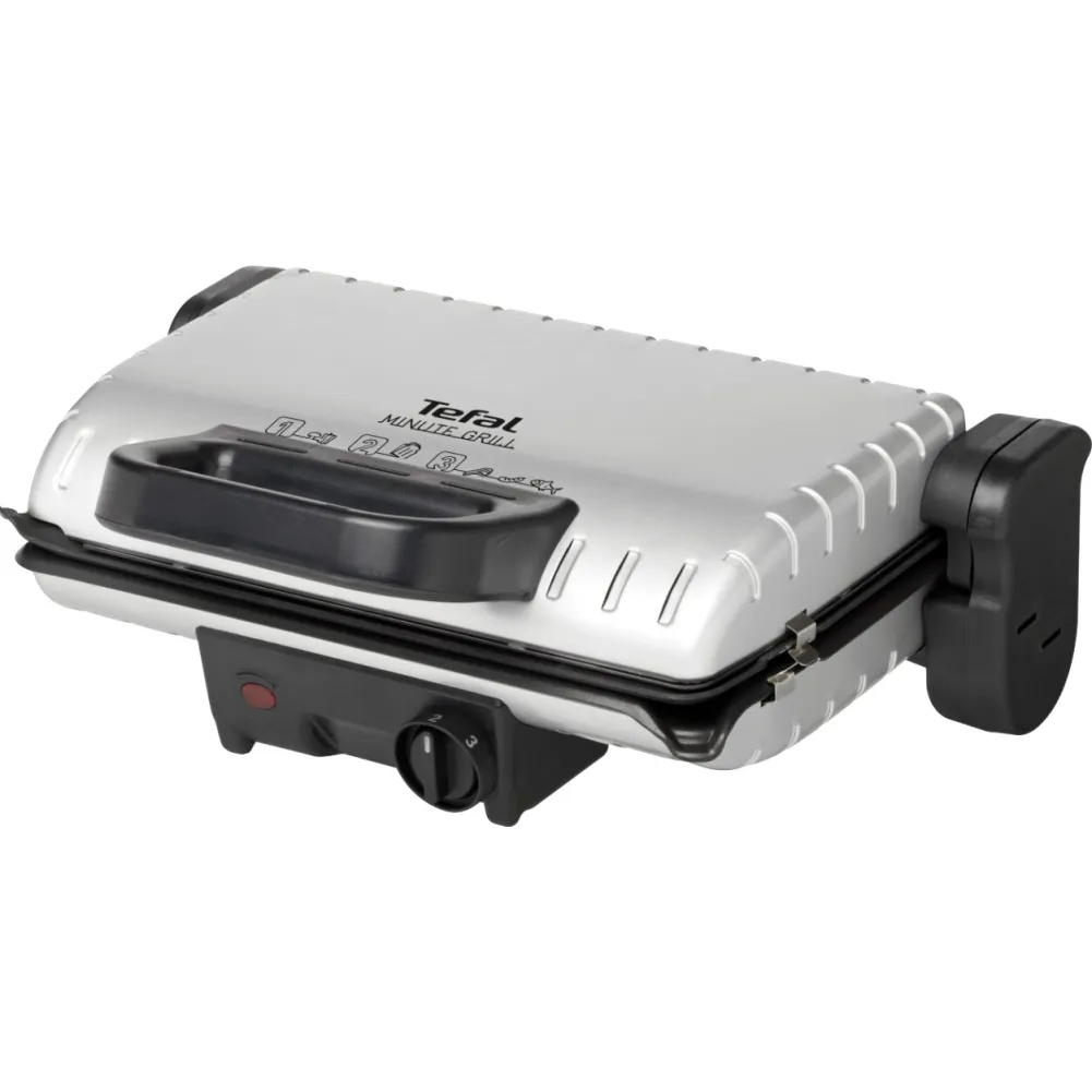 Tefal GC205012 elektromos grillsütő, 1600 W, 21 x 33.5 cm, Fekete/Szürke