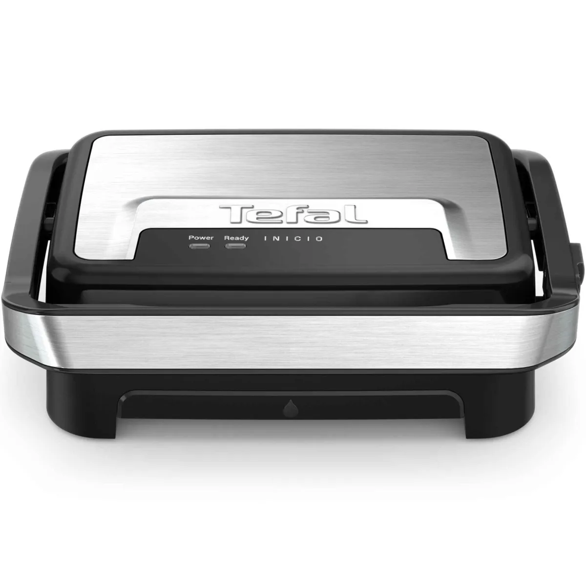 Tefal Inicio Compact Grill GC270D10 multifunkciós elektromos grill, 1000W, 23x14.5 cm tapadásmentes felület, Függőleges tárolás, Kábeltároló, Kivehető csepptálca, Fekete