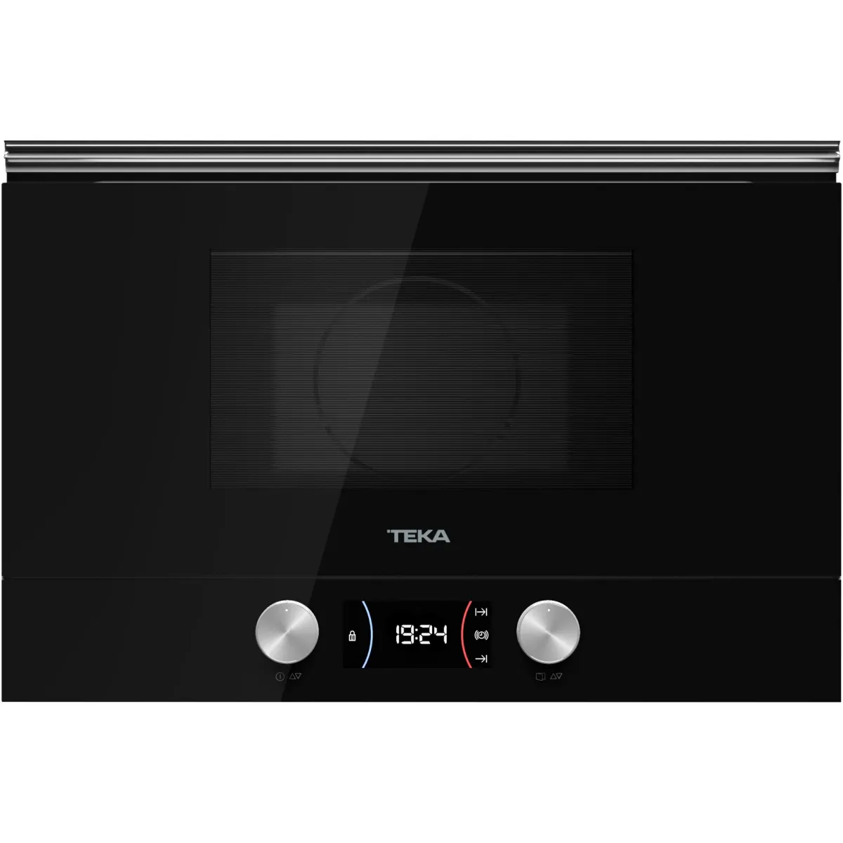 Teka ML 8220 BIS L BK Mikrohullámú sütő, 22 l, Digitális, 850 W, Elektronikus vezérlőpult digitális időzítővel, Összecsukható grill, Fekete